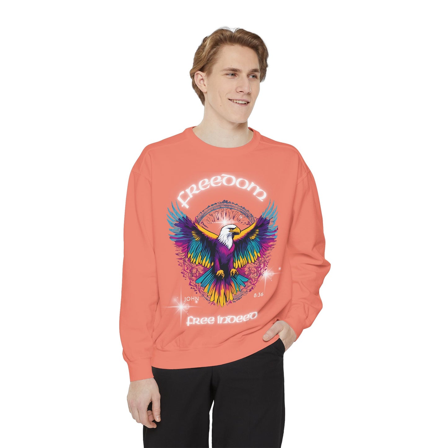 Freedom Sweatshirt, Inspirational Jumper, Freedom Theme Pullover, Freedom Sweater, Christian Clothing, Unisex Sweatshirt