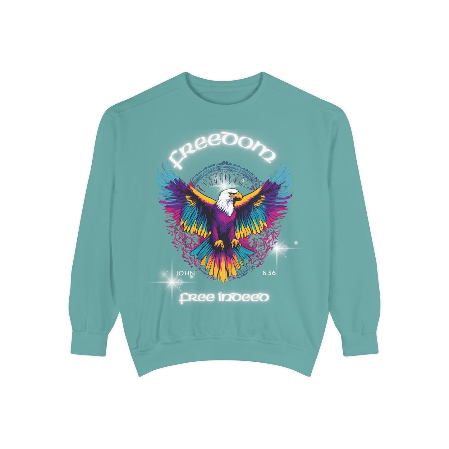 Freedom Sweatshirt, Inspirational Jumper, Freedom Theme Pullover, Freedom Sweater, Christian Clothing, Unisex Sweatshirt