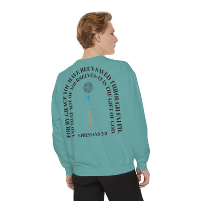 Butterfly Amazing Grace Sweatshirt, Inspirational, Butterfly Theme Pullover, Graceful Sweater, Christian Clothing, Unisex Sweatshirt