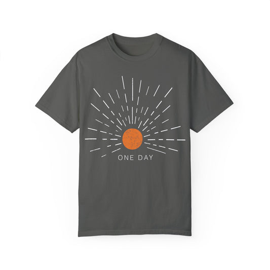 One Day T-Shirt | Sunrise | Sunburst T-shirt | One Day | Christian Hope T-shirt